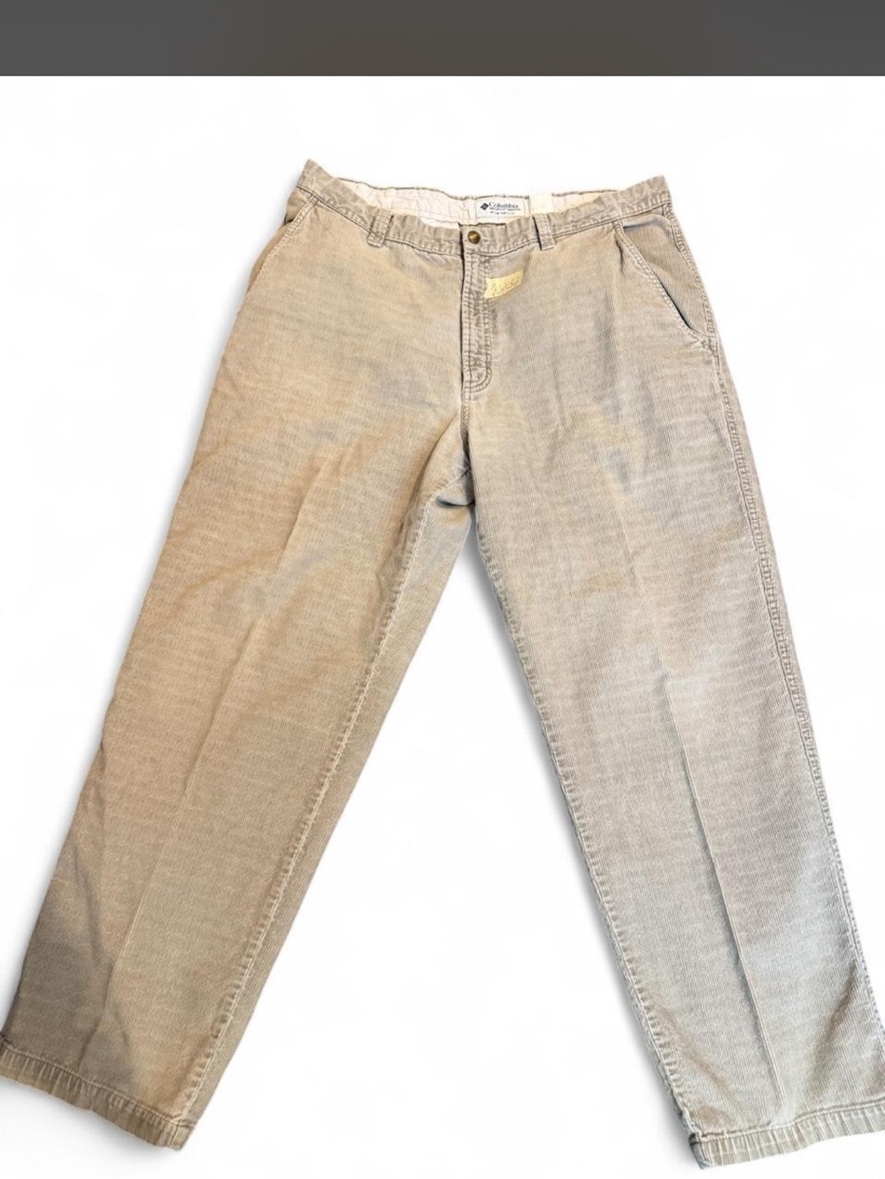 Columbia Men's Corduroy Pants in Light Beige
